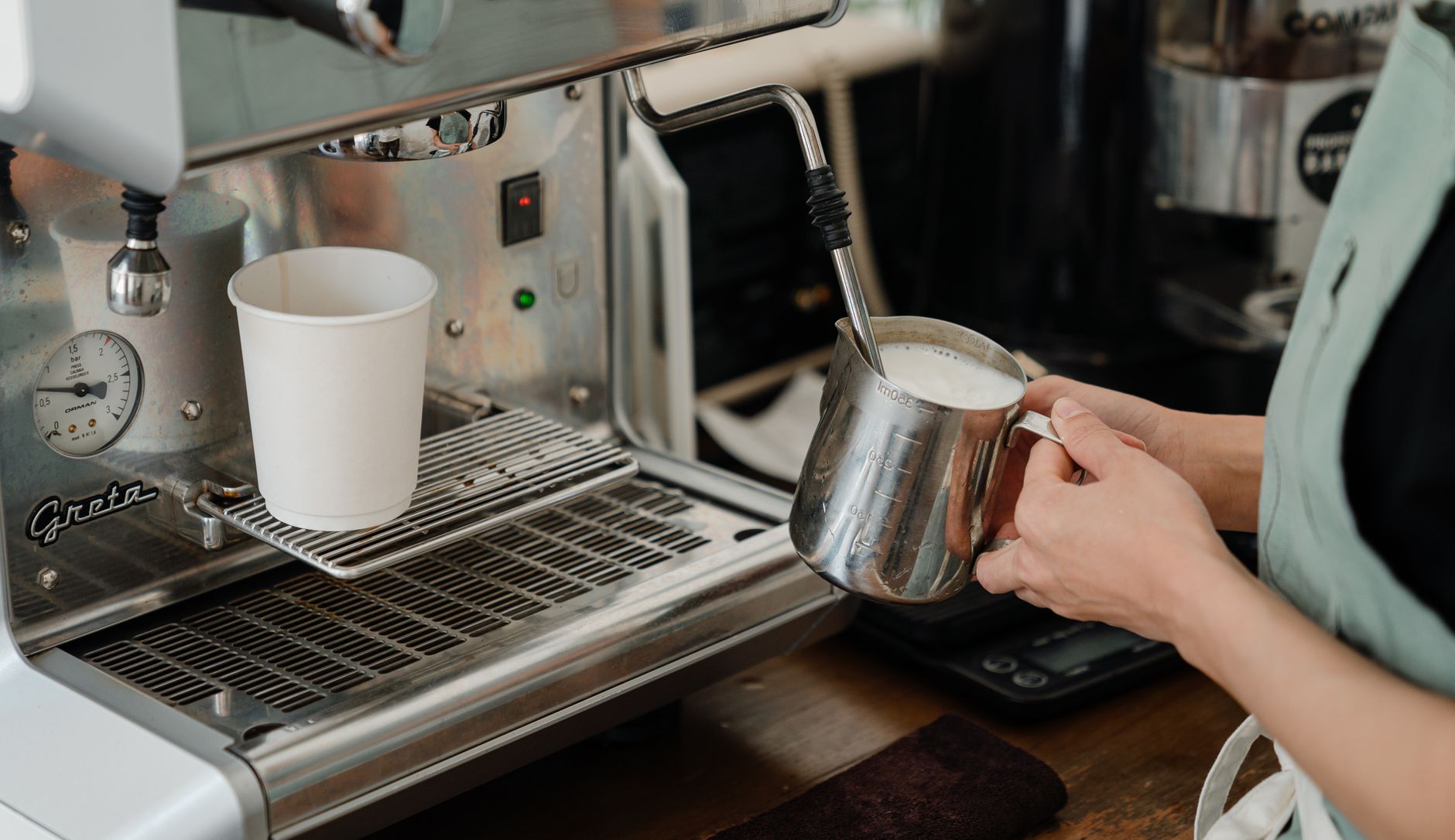 Espresso příslušenství a mléčenka